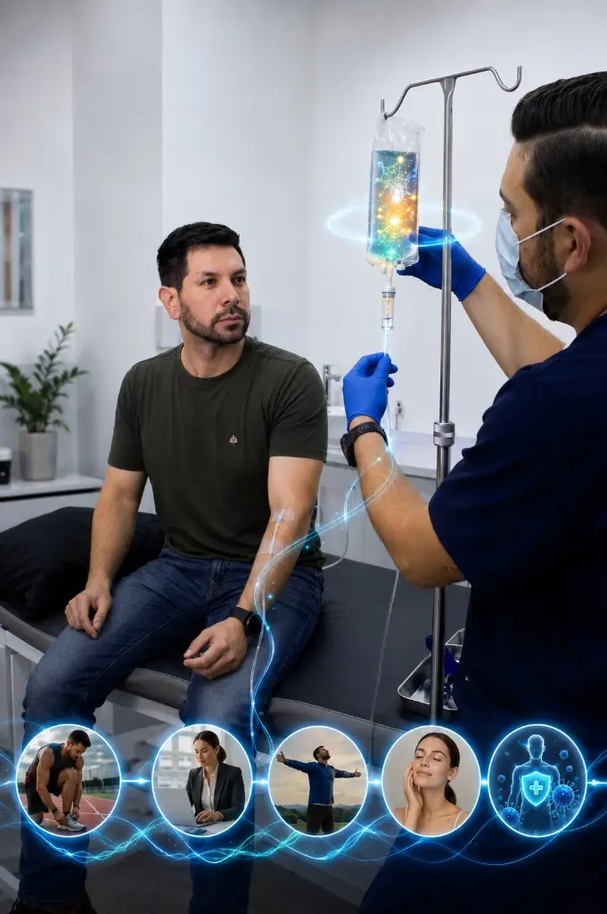 Suero terapia: energía, recuperación y salud desde adentro